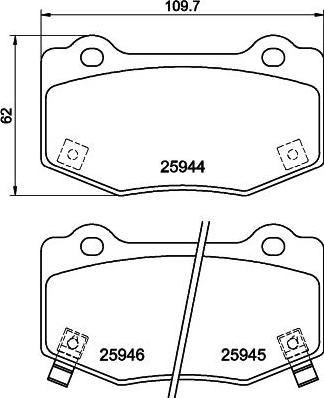 HELLA 8DB 355 043-851 - Jarrupala, levyjarru inparts.fi