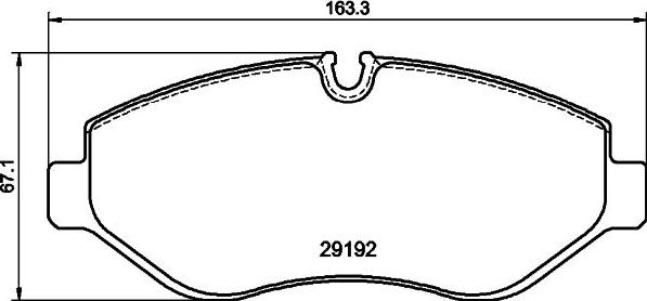 HELLA 8DB 355 043-881 - Jarrupala, levyjarru inparts.fi