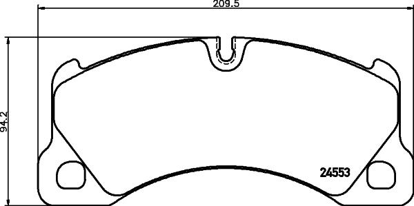 HELLA 8DB 355 042-931 - Jarrupala, levyjarru inparts.fi