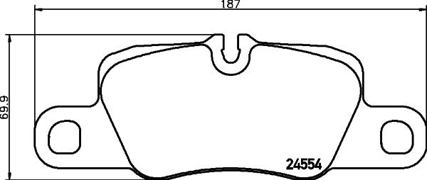 HELLA 8DB 355 042-881 - Jarrupala, levyjarru inparts.fi