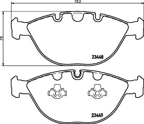 HELLA 8DB 355 009-921 - Jarrupala, levyjarru inparts.fi