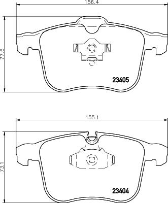 HELLA 8DB 355 009-431 - Jarrupala, levyjarru inparts.fi