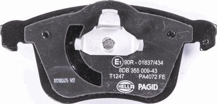 HELLA 8DB 355 009-431 - Jarrupala, levyjarru inparts.fi