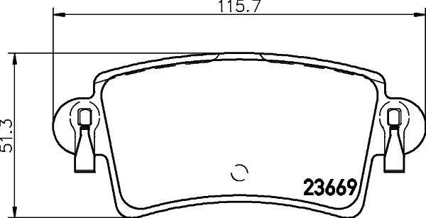 HELLA 8DB 355 009-421 - Jarrupala, levyjarru inparts.fi