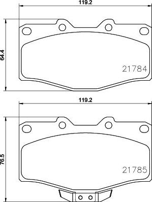 HELLA 8DB 355 009-471 - Jarrupala, levyjarru inparts.fi