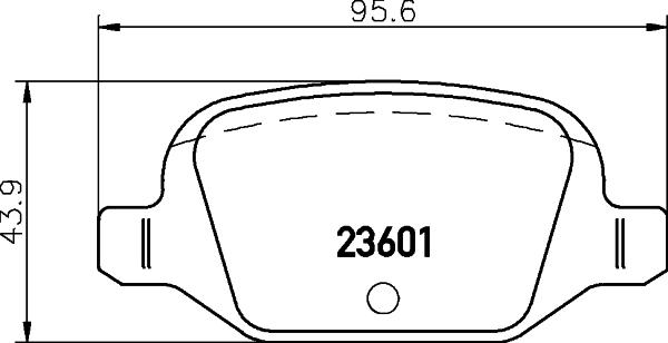 HELLA 8DB 355 009-551 - Jarrupala, levyjarru inparts.fi