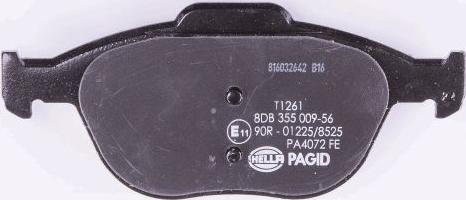 HELLA 8DB 355 009-561 - Jarrupala, levyjarru inparts.fi