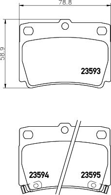 HELLA 8DB 355 009-501 - Jarrupala, levyjarru inparts.fi