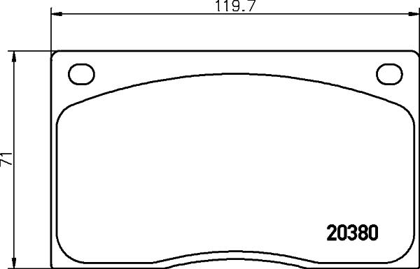 HELLA 8DB 355 009-611 - Jarrupala, levyjarru inparts.fi