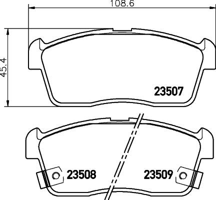 HELLA 8DB 355 009-631 - Jarrupala, levyjarru inparts.fi