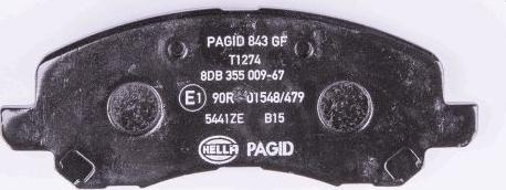 HELLA 8DB 355 009-671 - Jarrupala, levyjarru inparts.fi