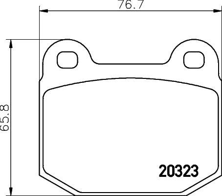 HELLA 8DB 355 009-061 - Jarrupala, levyjarru inparts.fi