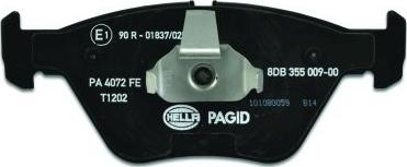 HELLA 8DB 355 009-001 - Jarrupala, levyjarru inparts.fi