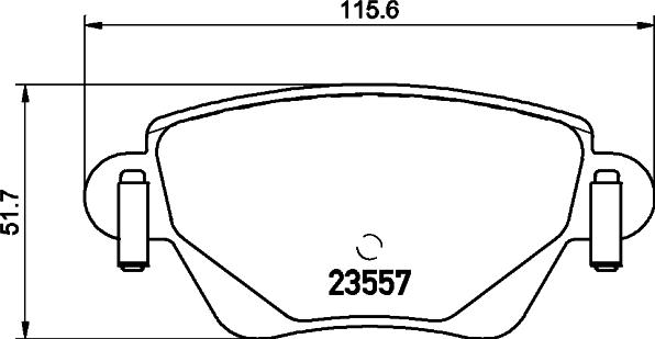 HELLA 8DB 355 009-081 - Jarrupala, levyjarru inparts.fi