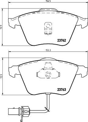 HELLA 8DB 355 009-141 - Jarrupala, levyjarru inparts.fi