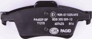 HELLA 8DB 355 009-121 - Jarrupala, levyjarru inparts.fi