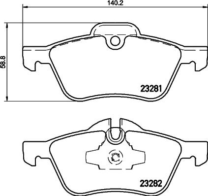 HELLA 8DB 355 009-171 - Jarrupala, levyjarru inparts.fi