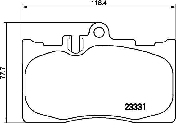 HELLA 8DB 355 009-861 - Jarrupala, levyjarru inparts.fi