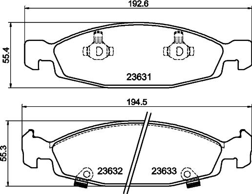 HELLA 8DB 355 009-881 - Jarrupala, levyjarru inparts.fi