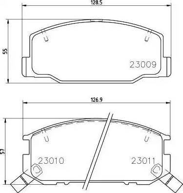 HELLA 8DB 355 009-831 - Jarrupala, levyjarru inparts.fi