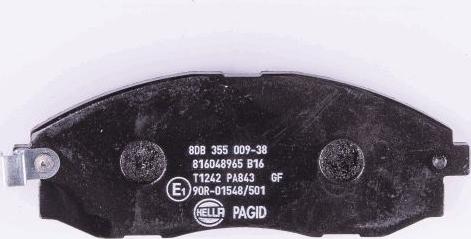 HELLA 8DB 355 009-381 - Jarrupala, levyjarru inparts.fi