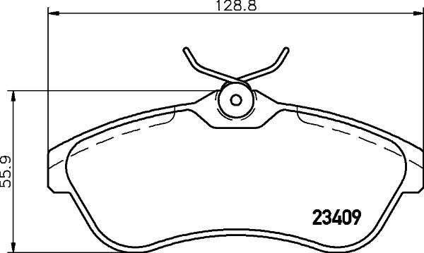 HELLA 8DB 355 009-321 - Jarrupala, levyjarru inparts.fi