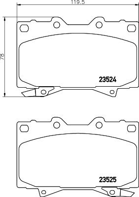 HELLA 8DB 355 009-371 - Jarrupala, levyjarru inparts.fi