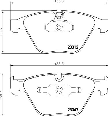 HELLA 8DB 355 009-271 - Jarrupala, levyjarru inparts.fi