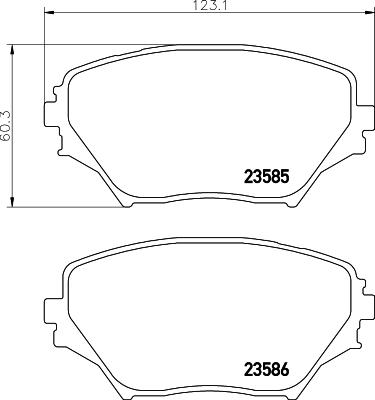 HELLA 8DB 355 027-721 - Jarrupala, levyjarru inparts.fi