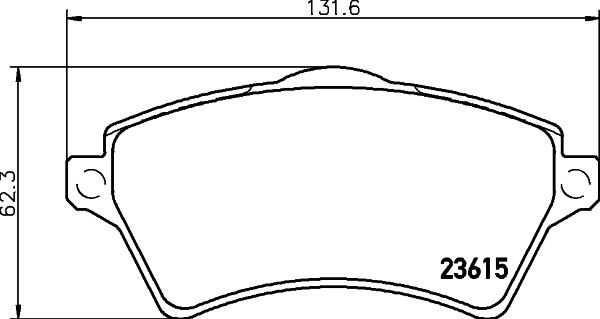 HELLA 8DB 355 009-761 - Jarrupala, levyjarru inparts.fi