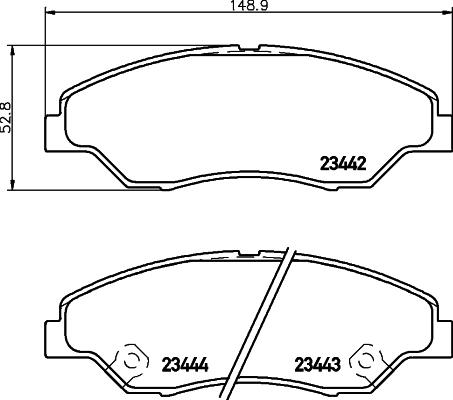 Honda NHC-1648 - Jarrupala, levyjarru inparts.fi