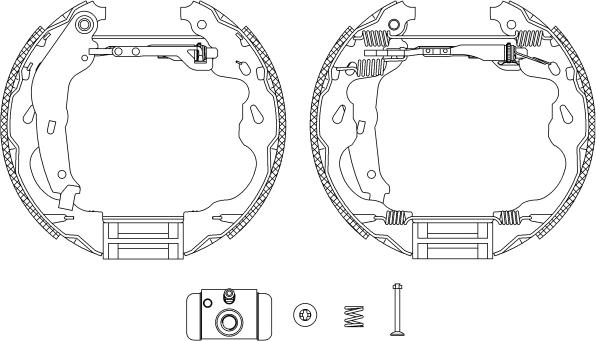 HELLA 8DB 355 004-991 - Jarrukenkäsarja inparts.fi