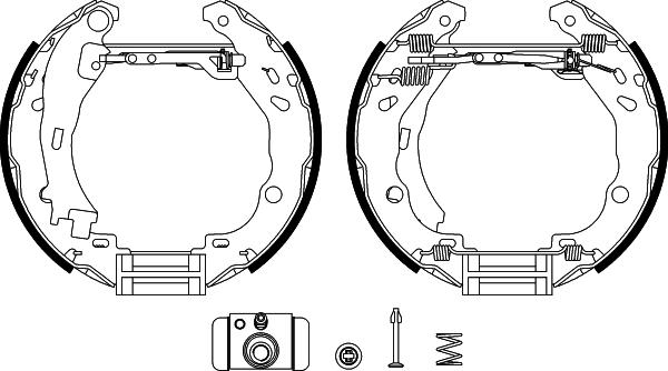 HELLA 8DB 355 004-911 - Jarrukenkäsarja inparts.fi