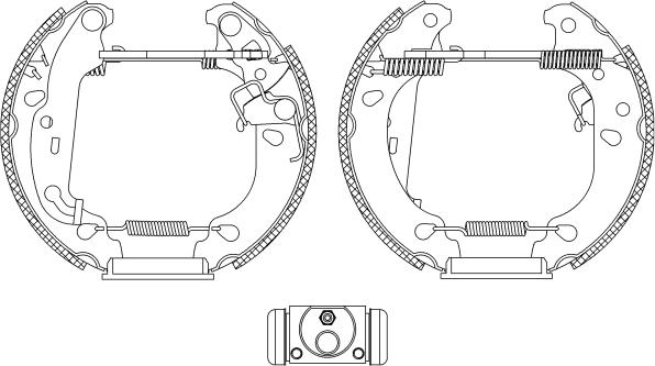 HELLA 8DB 355 004-811 - Jarrukenkäsarja inparts.fi