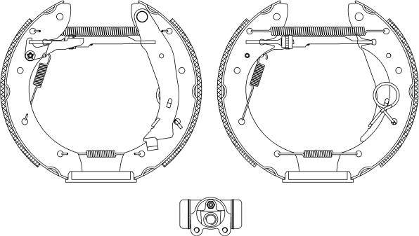 HELLA 8DB 355 004-351 - Jarrukenkäsarja inparts.fi