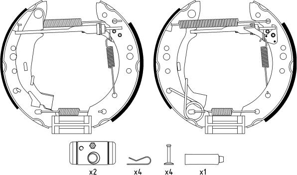 HELLA 8DB 355 004-741 - Jarrukenkäsarja inparts.fi