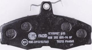 HELLA 8DB 355 005-941 - Jarrupala, levyjarru inparts.fi