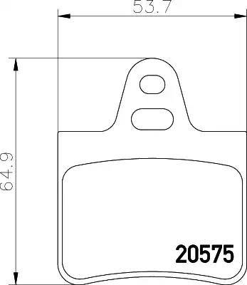 HELLA 8DB 355 005-901 - Jarrupala, levyjarru inparts.fi