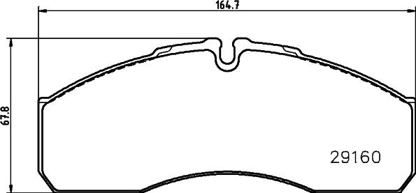 HELLA 8DB 355 005-401 - Jarrupala, levyjarru inparts.fi