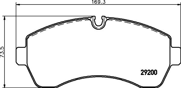 HELLA 8DB 355 005-531 - Jarrupala, levyjarru inparts.fi