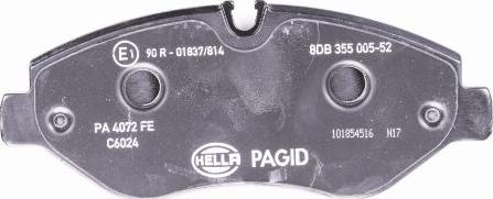 HELLA 8DB 355 005-521 - Jarrupala, levyjarru inparts.fi