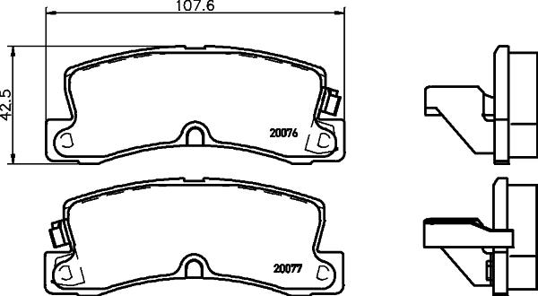 HELLA 8DB 355 005-691 - Jarrupala, levyjarru inparts.fi