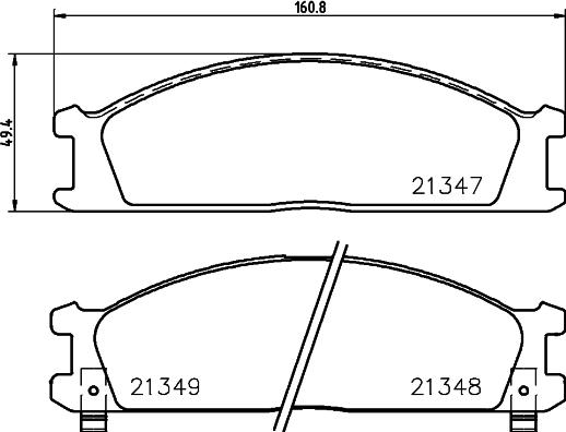 HELLA 8DB 355 005-651 - Jarrupala, levyjarru inparts.fi