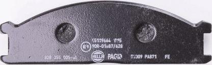 HELLA 8DB 355 005-651 - Jarrupala, levyjarru inparts.fi