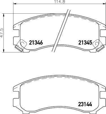 HELLA 8DB 355 005-681 - Jarrupala, levyjarru inparts.fi