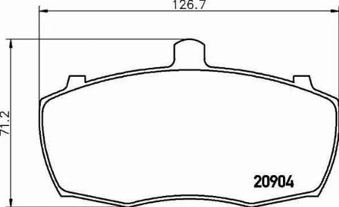 HELLA 8DB 355 005-851 - Jarrupala, levyjarru inparts.fi