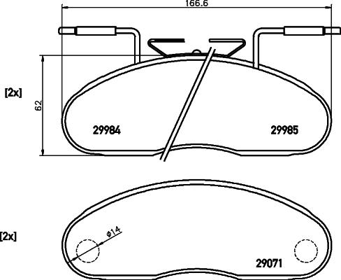 HELLA 8DB 355 005-341 - Jarrupala, levyjarru inparts.fi