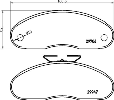 HELLA 8DB 355 005-321 - Jarrupala, levyjarru inparts.fi