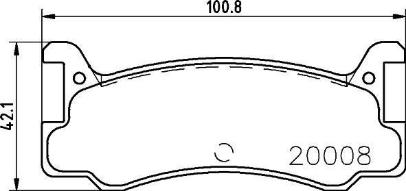 HELLA 8DB 355 005-701 - Jarrupala, levyjarru inparts.fi