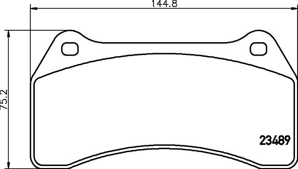 HELLA 8DB 355 006-931 - Jarrupala, levyjarru inparts.fi